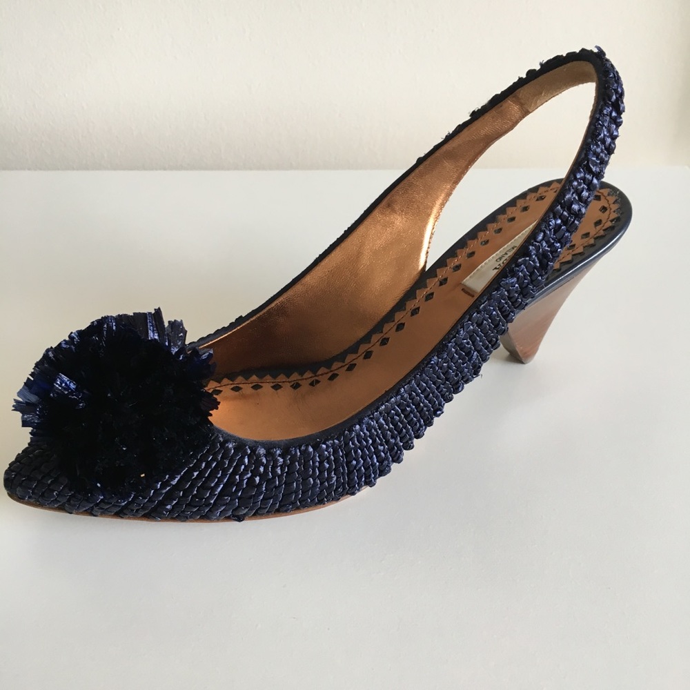 Prada Rafia Ricamo Blue - Picture 7 of 8